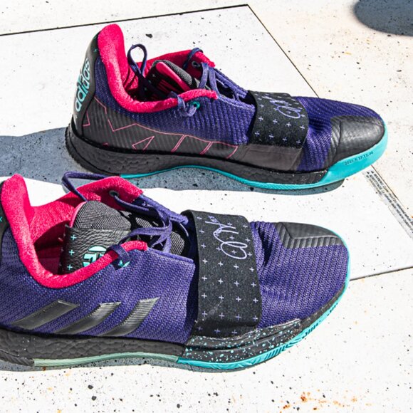 Adidas "James Harden Vol. 3 Drew League Men Size 10 1/2 - Picture 4 of 5